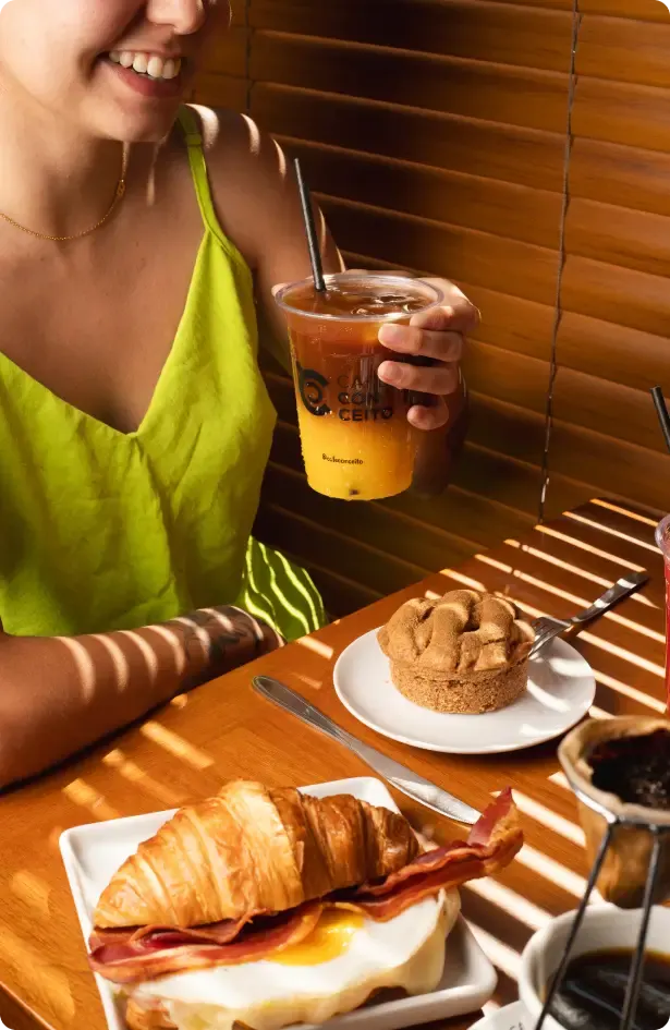 Clientes no Café Conceito