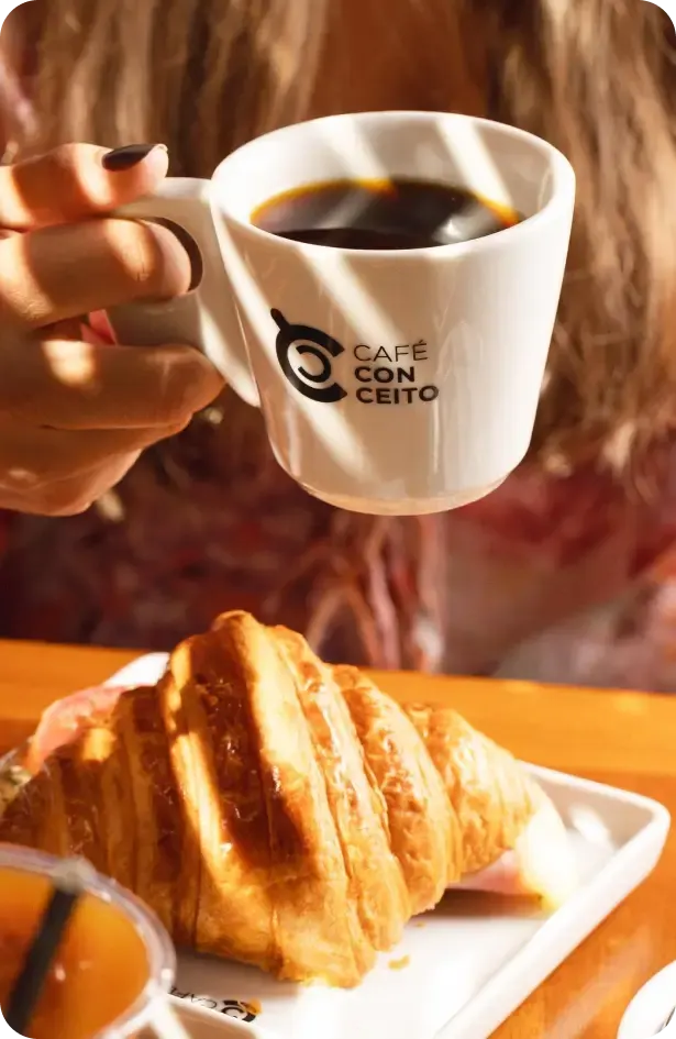 Clientes no Café Conceito