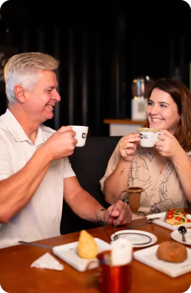 Clientes no Café Conceito