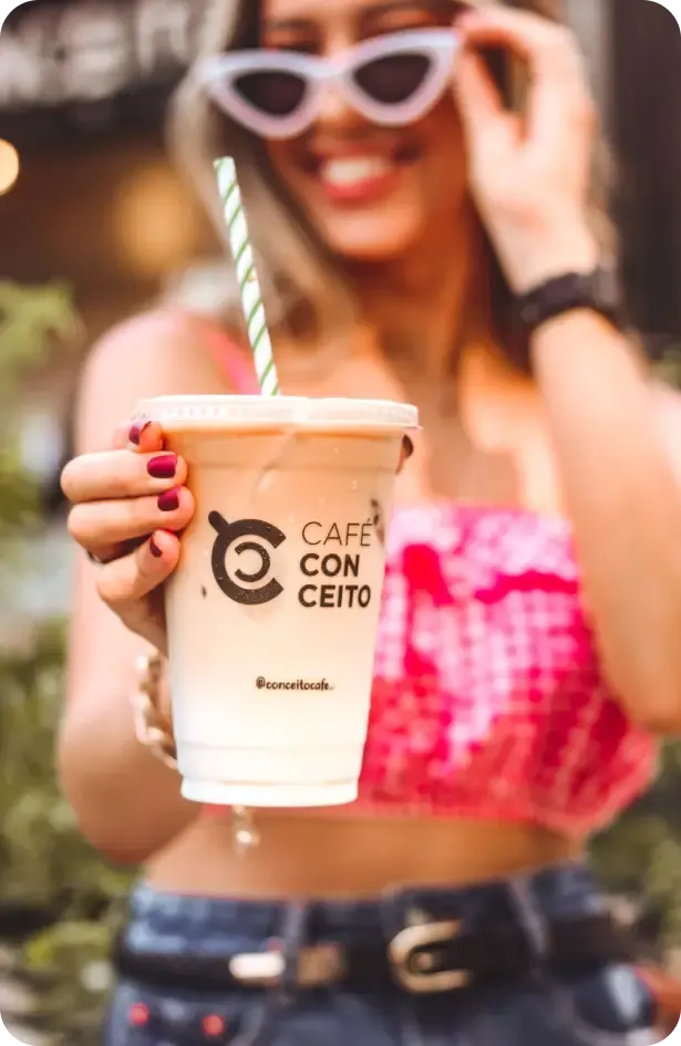 Clientes no Café Conceito