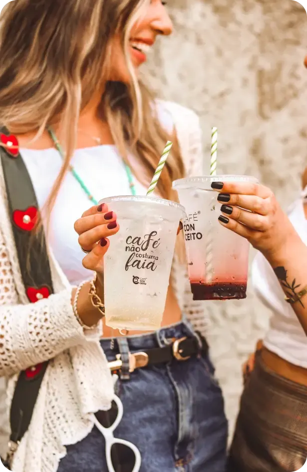 Clientes no Café Conceito
